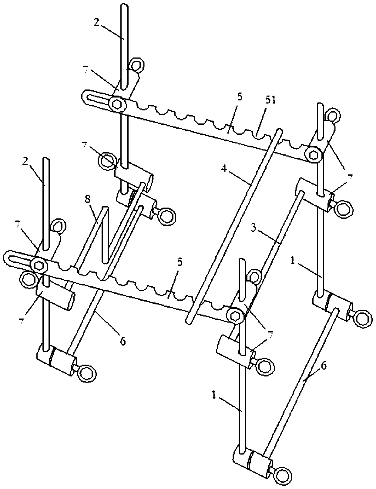 Knee replacement surgery auxiliary support