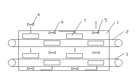 Dual-layer belt dryer