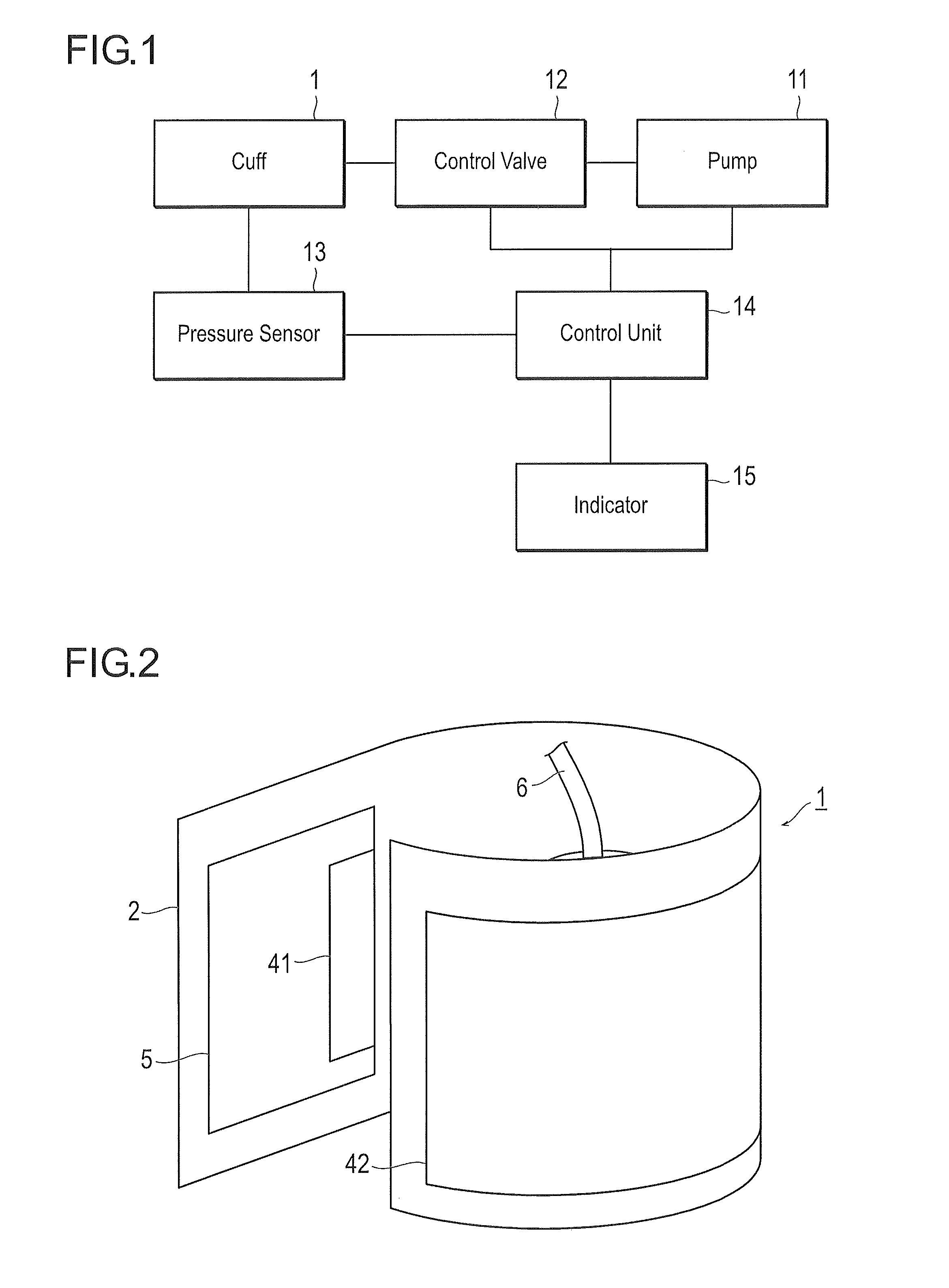 Blood pressure measuring cuff