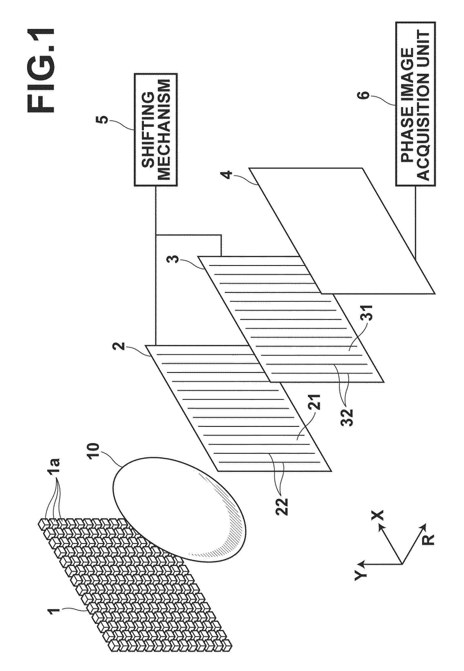 Radiation phase contrast imaging apparatus