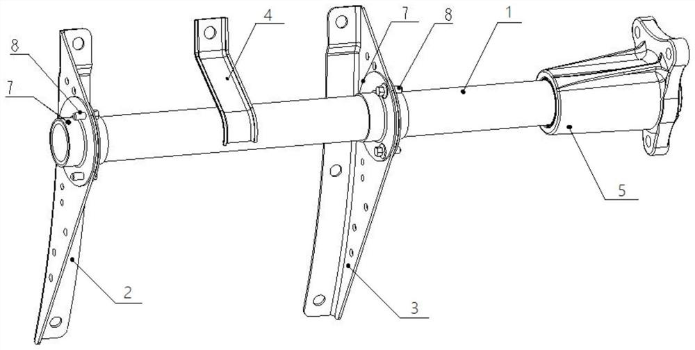 Aluminum alloy fender bracket connecting structure