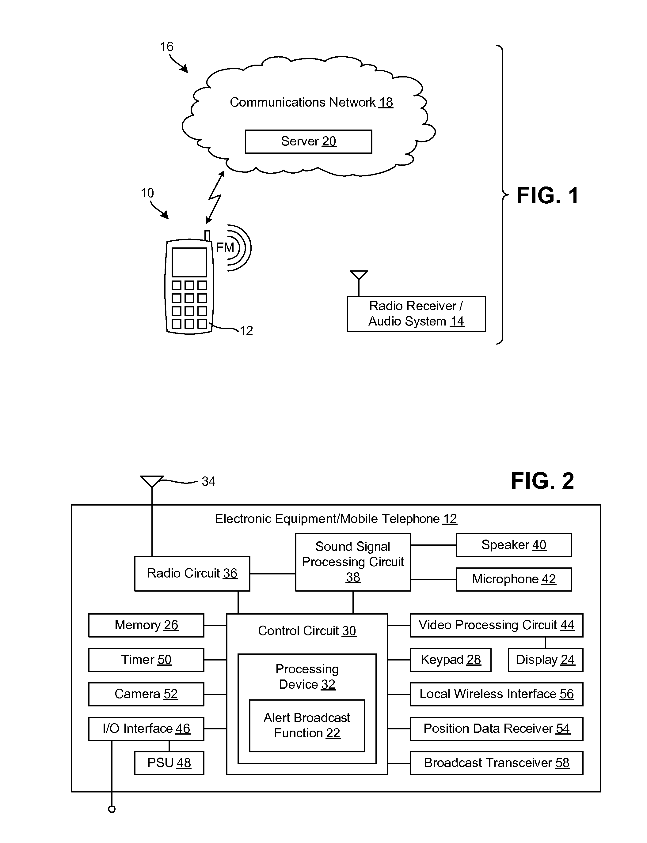 System and method for broadcasting an alert