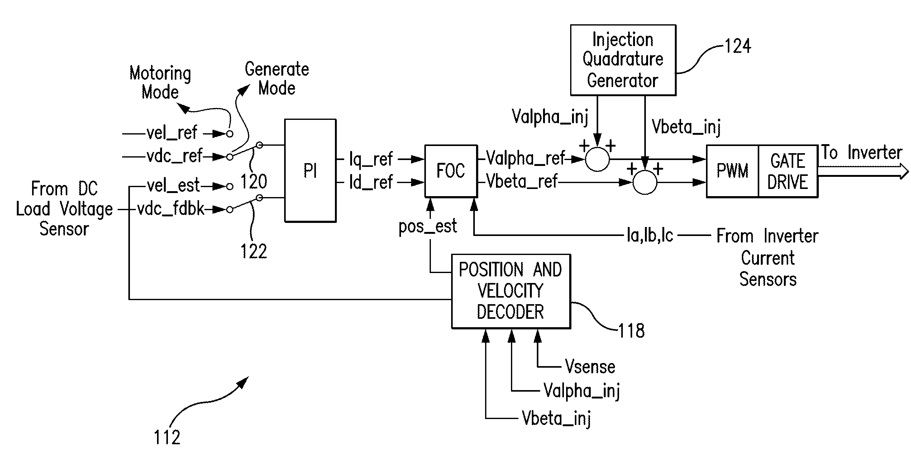 Sensing pm electrical machine position