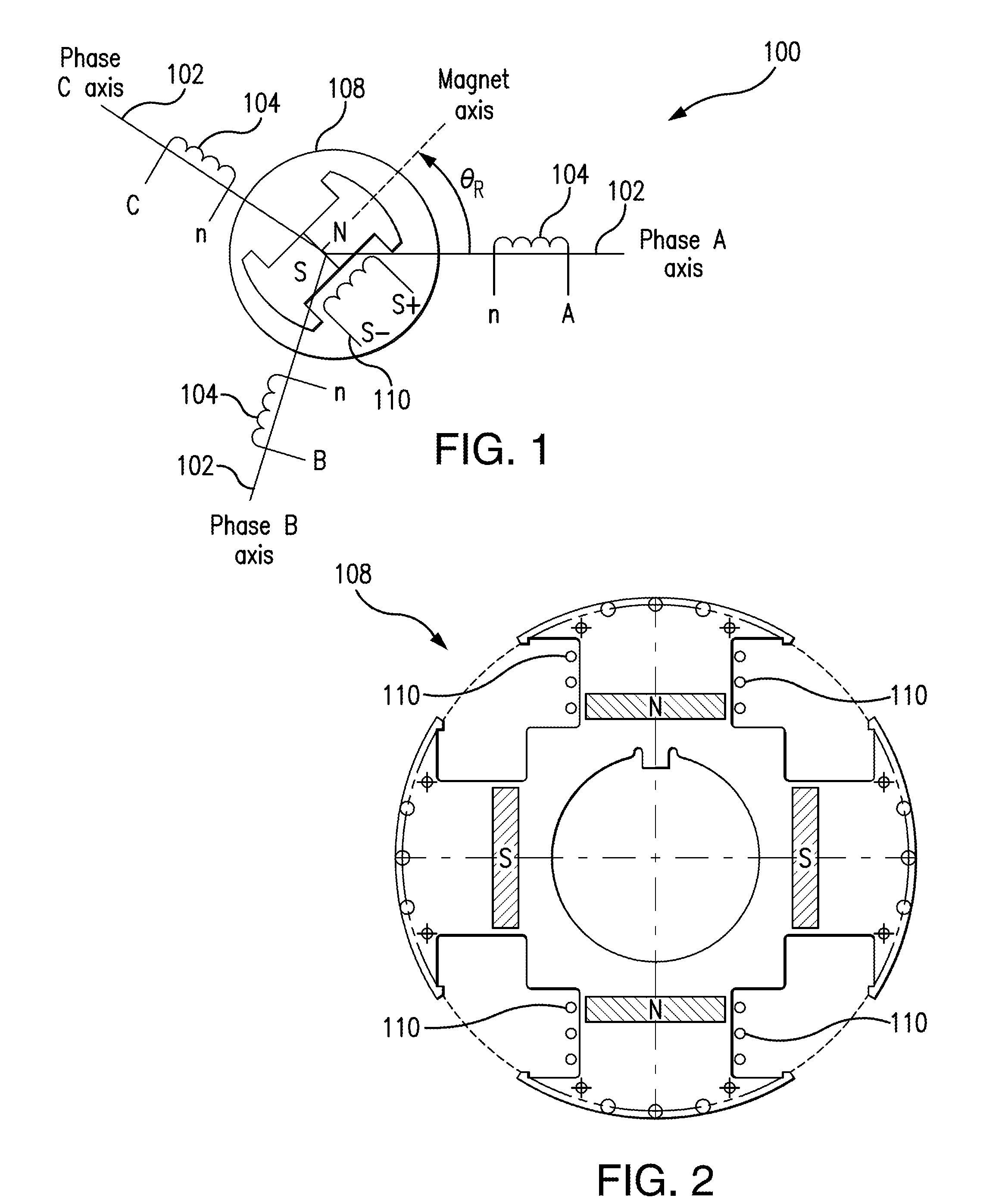 Sensing pm electrical machine position