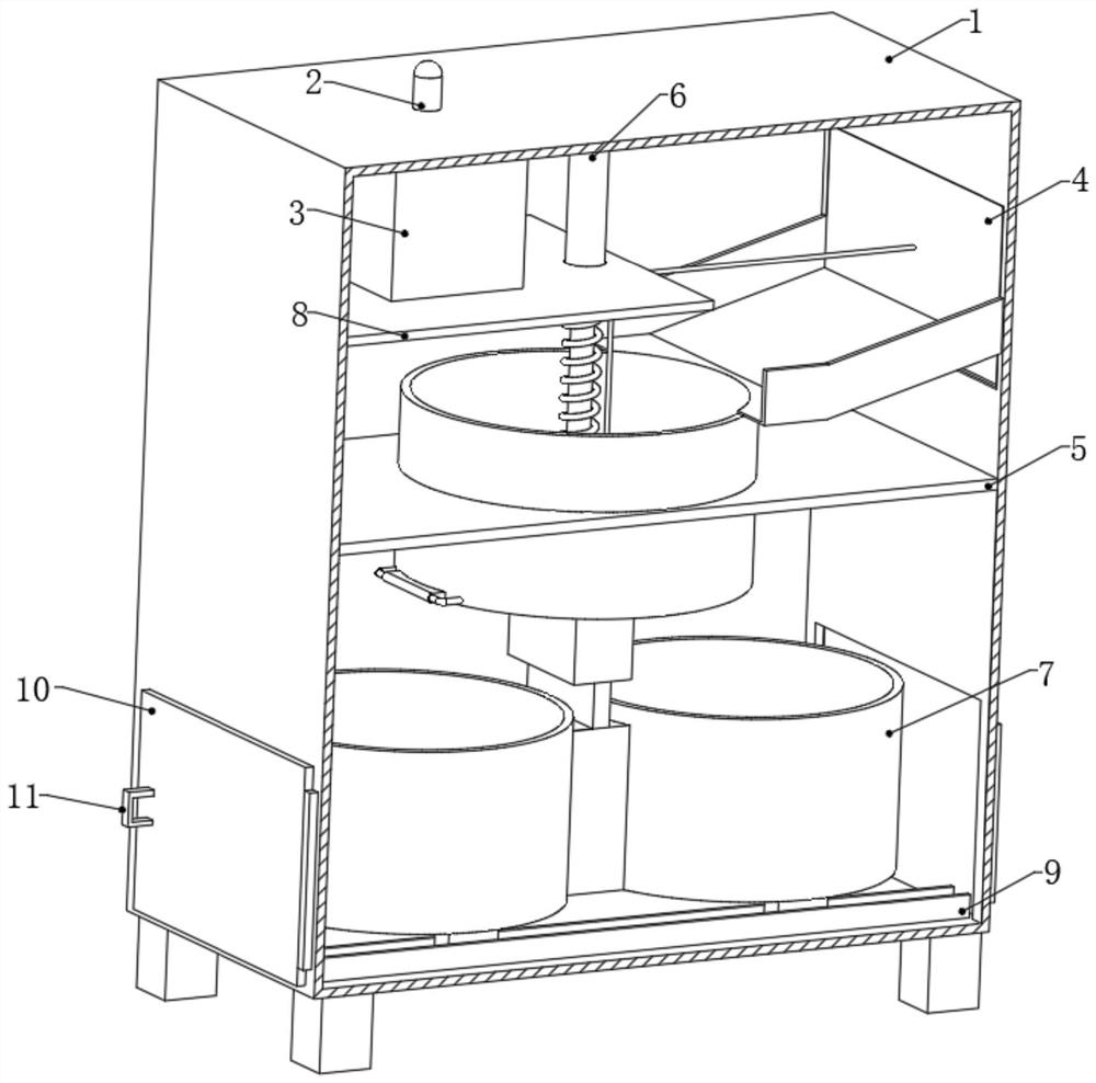 Multifunctional sound control intelligent household garbage can