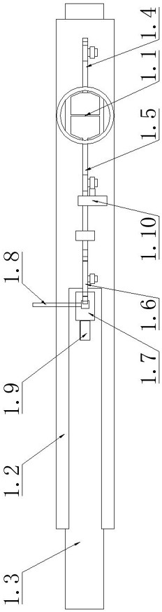 A mechanism capable of controlling the impact distance of walnuts and a walnut shell breaking device