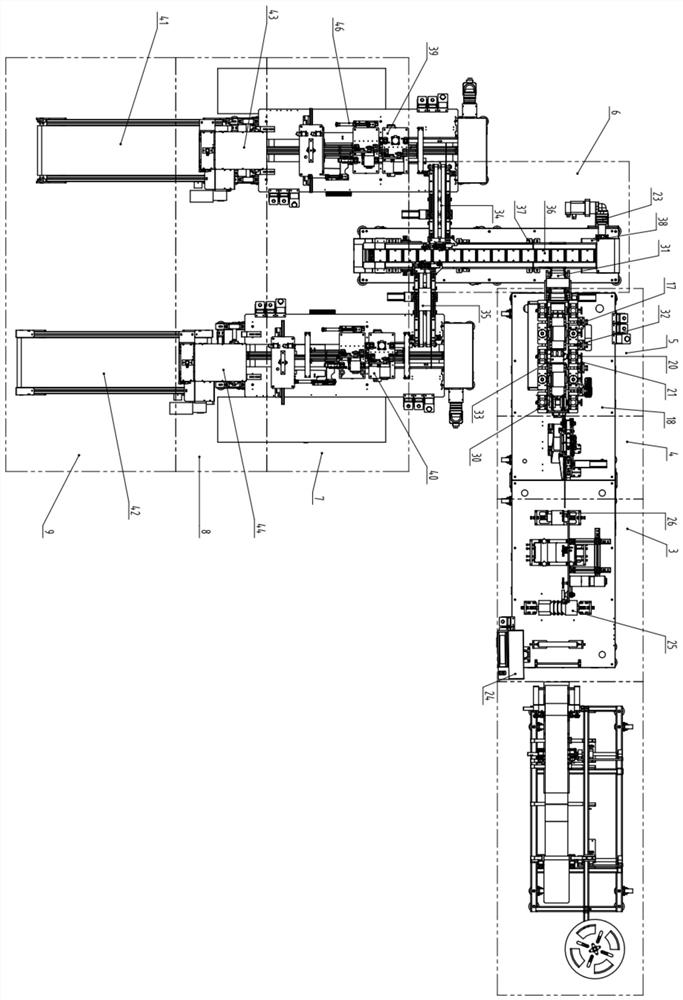 Plane mask (one-driven-two) production line