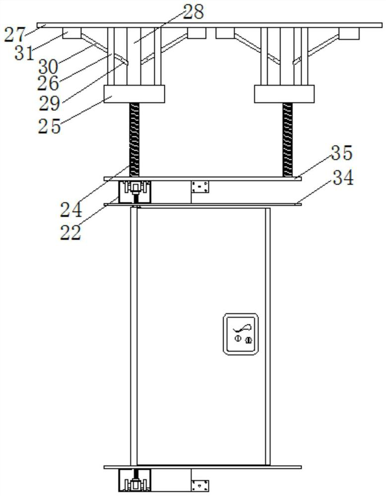 A door-in-door partition two-way track-type movable door