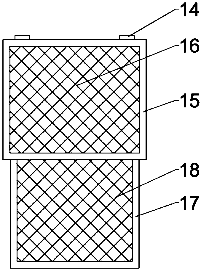 A concealed charging pile mounting structure