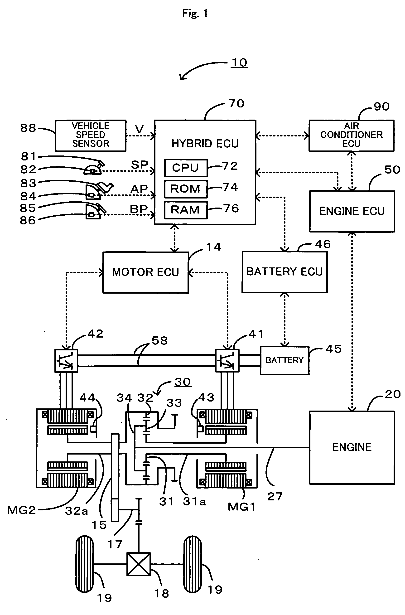 Electronic engine control device, vehicle equipped with electronic engine control device, and electronic engine control method