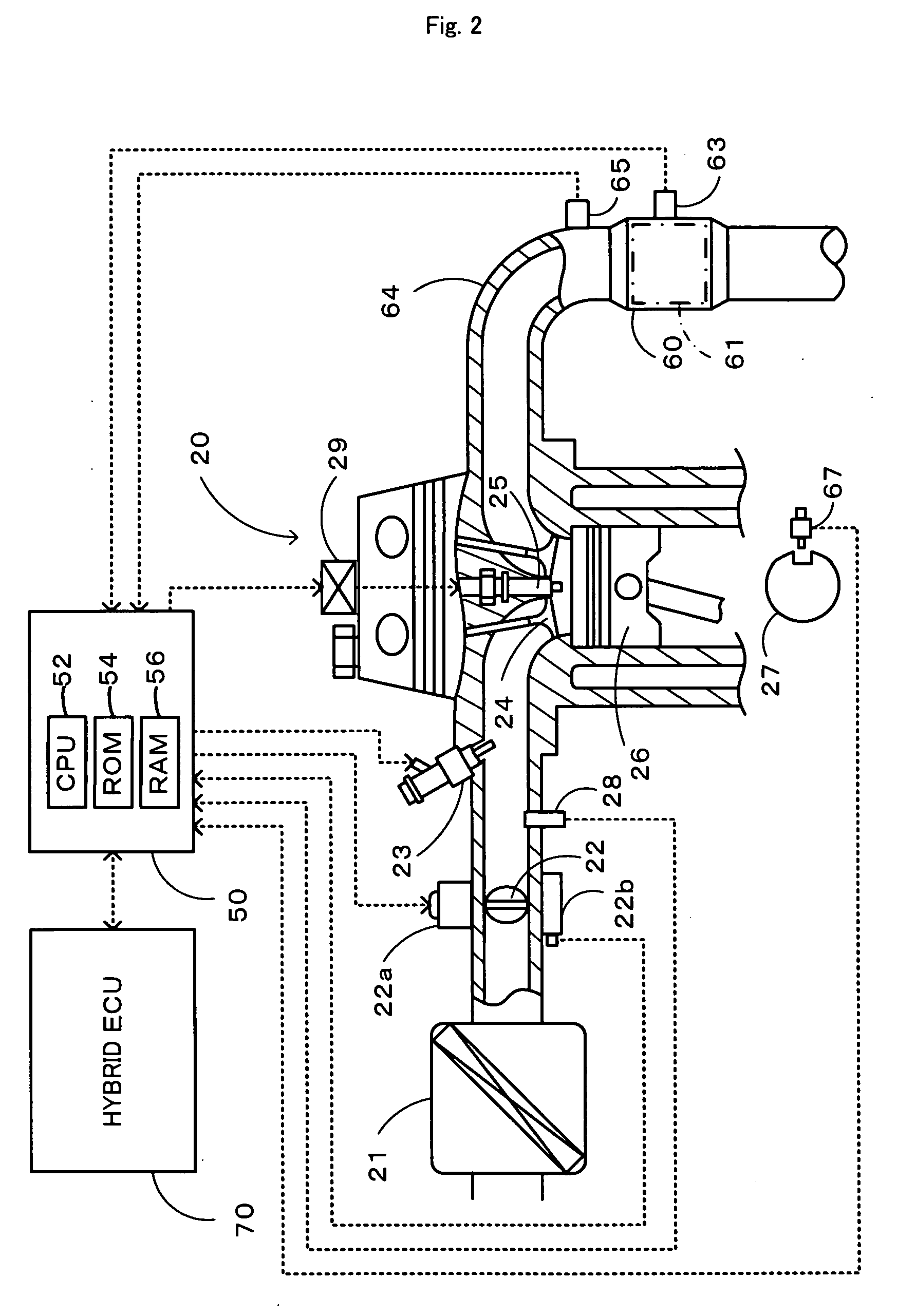 Electronic engine control device, vehicle equipped with electronic engine control device, and electronic engine control method