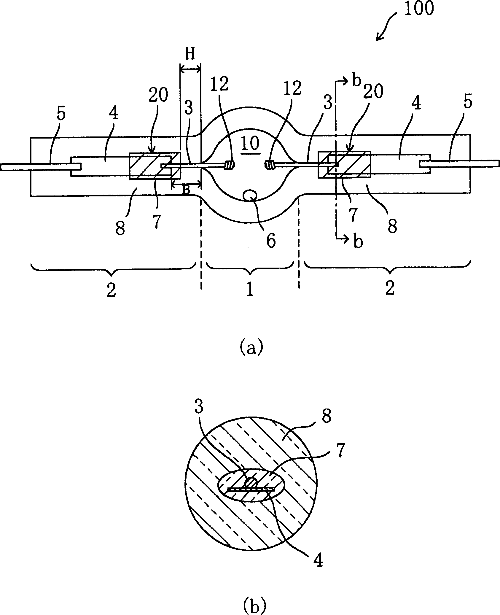 Method for mfg. high-pressure discharge lamp, high-pressure discharge lamp and lamp assembly