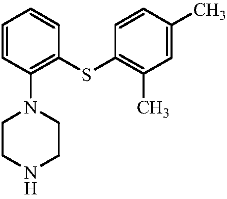 1-[2-(2,4-dimethylphenylsulfydryl)phenyl]piperazine hydrochloride and preparation method thereof