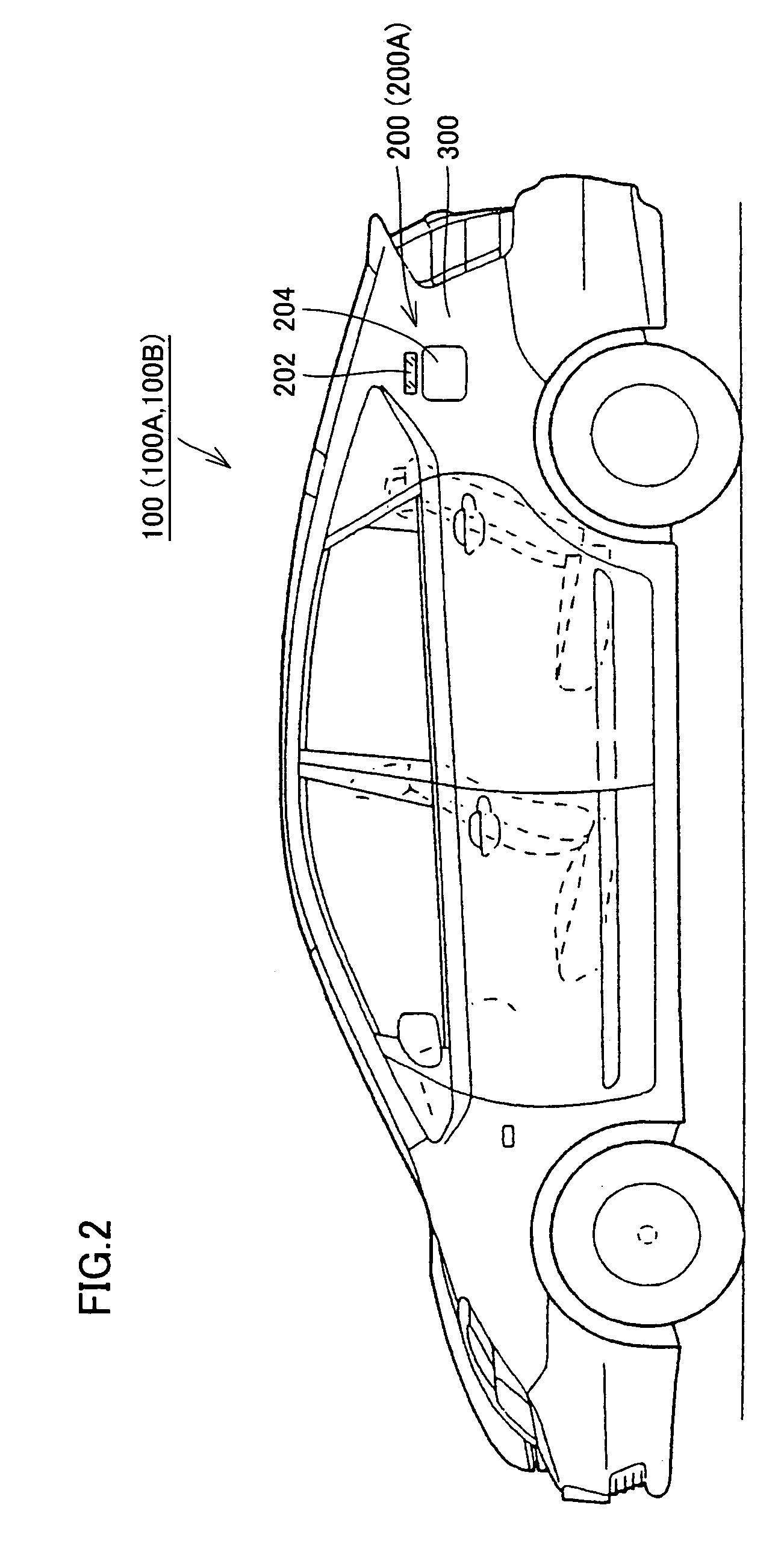 Vehicle capable of indicating a position of an electric power-receiving unit