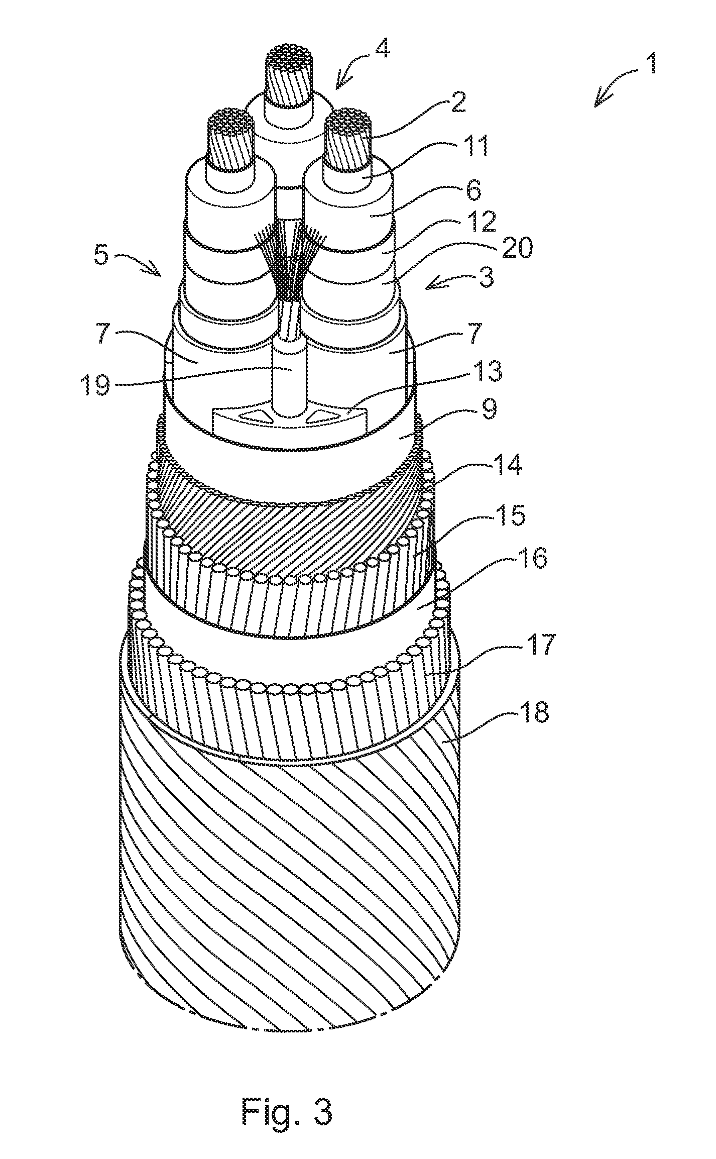 Electric power cable