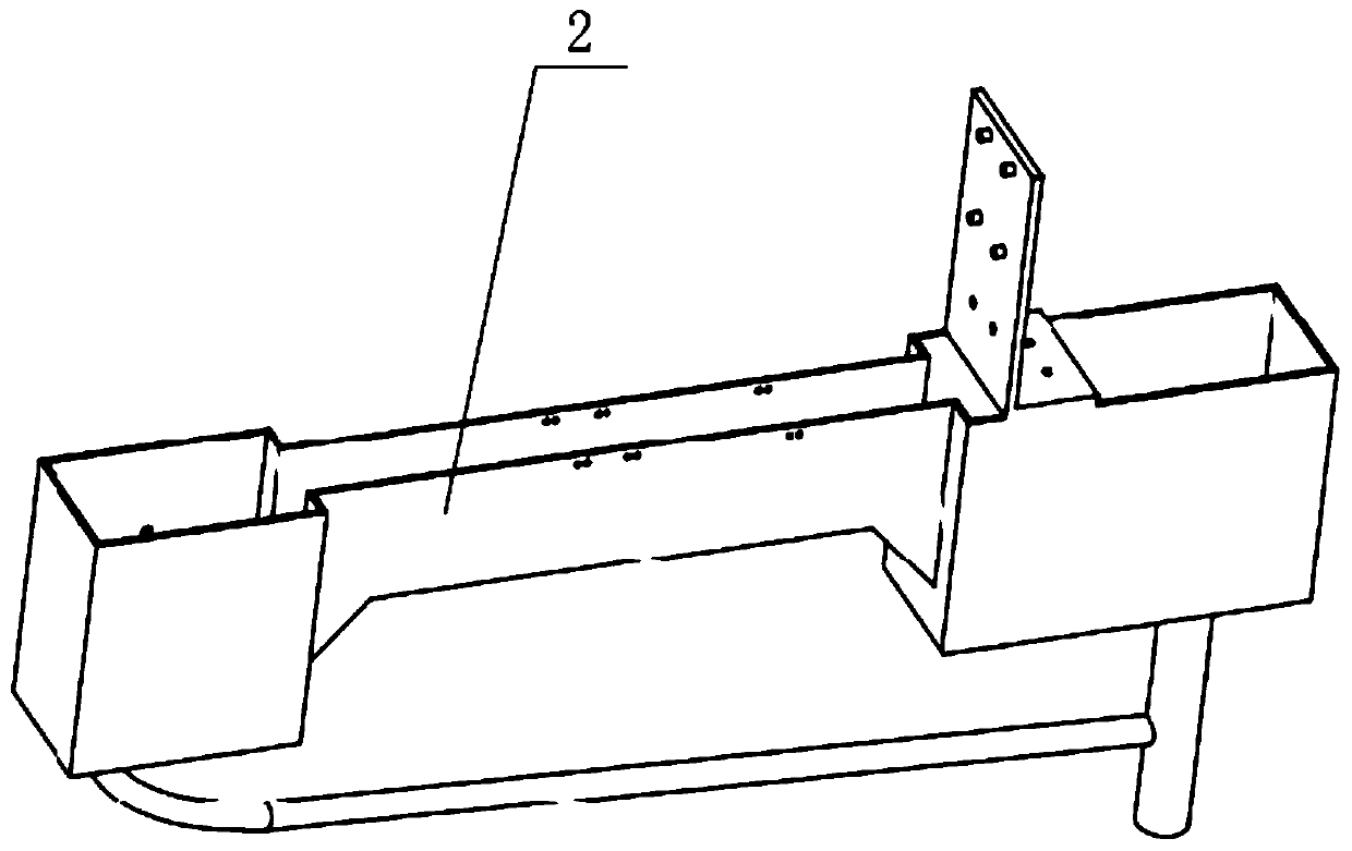 Experimental device for vortex-induced vibration piezoelectric energy harvester in water flow and use method of experimental device