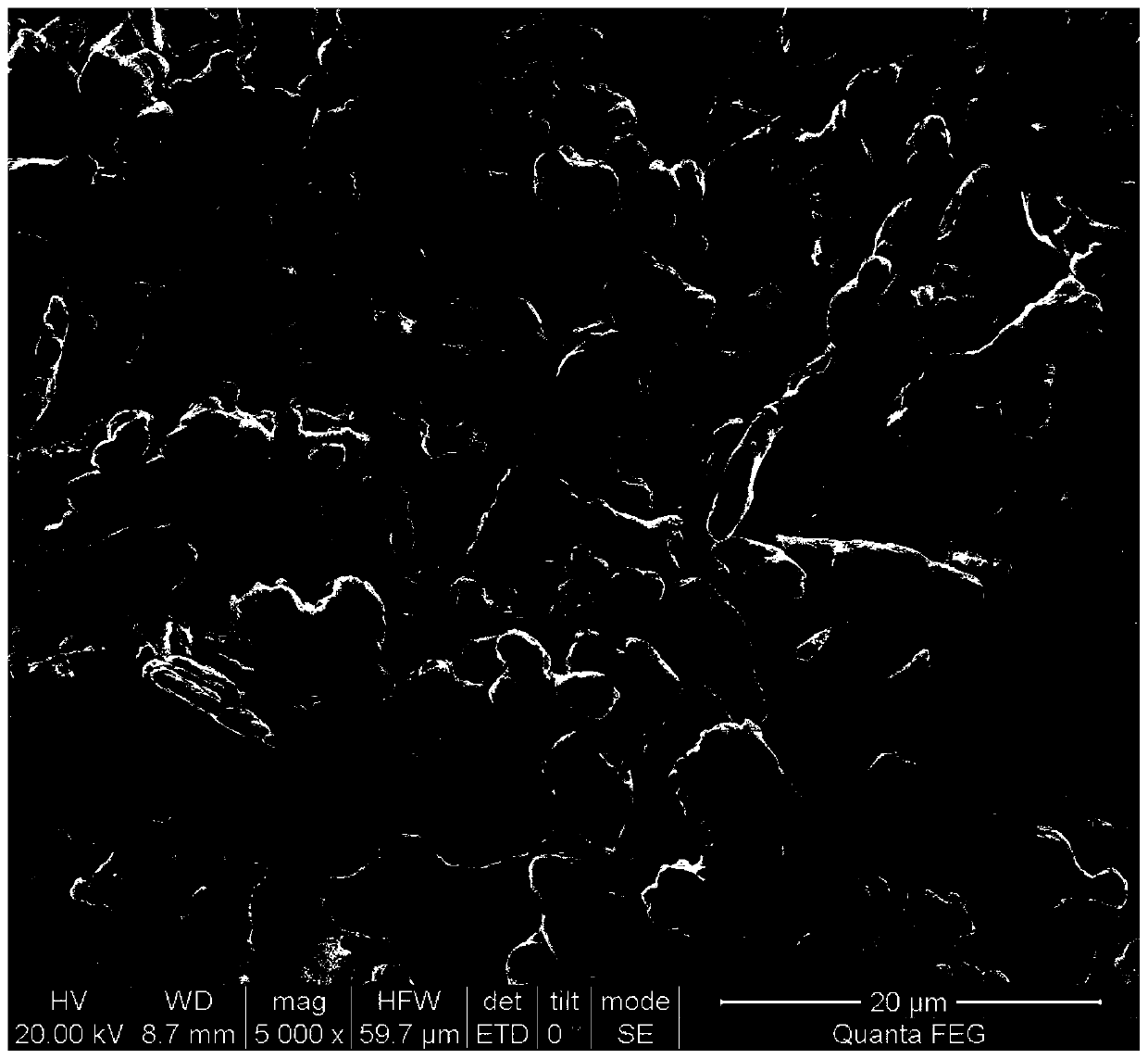 Method for preparing high-tap-density silver flake