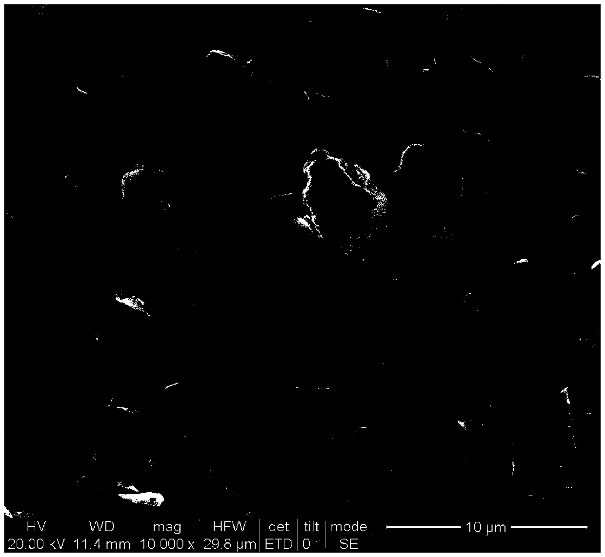 Method for preparing high-tap-density silver flake