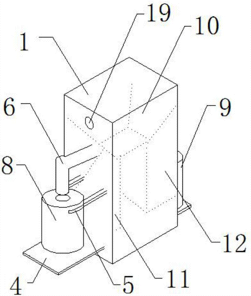 Medical waste liquid collection device