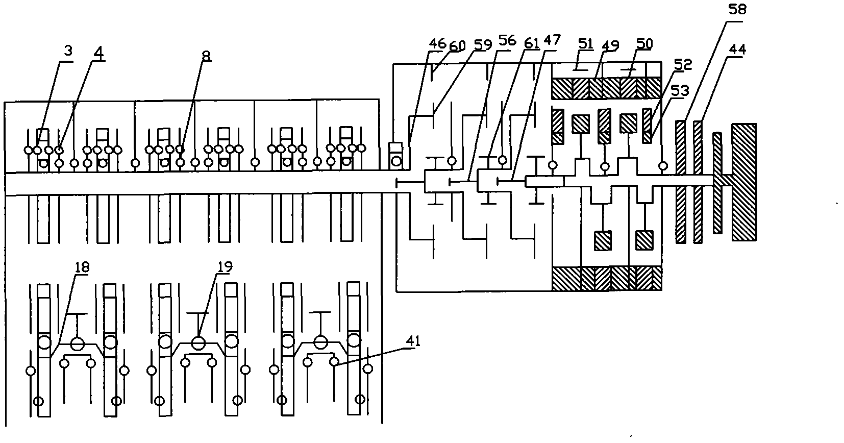 Floating plumbing body and flywheel plumbing arm self-energy generator