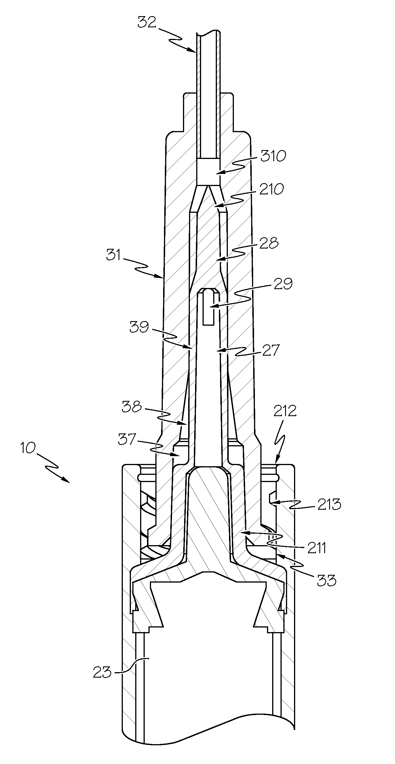 Syringe with integrated cannula