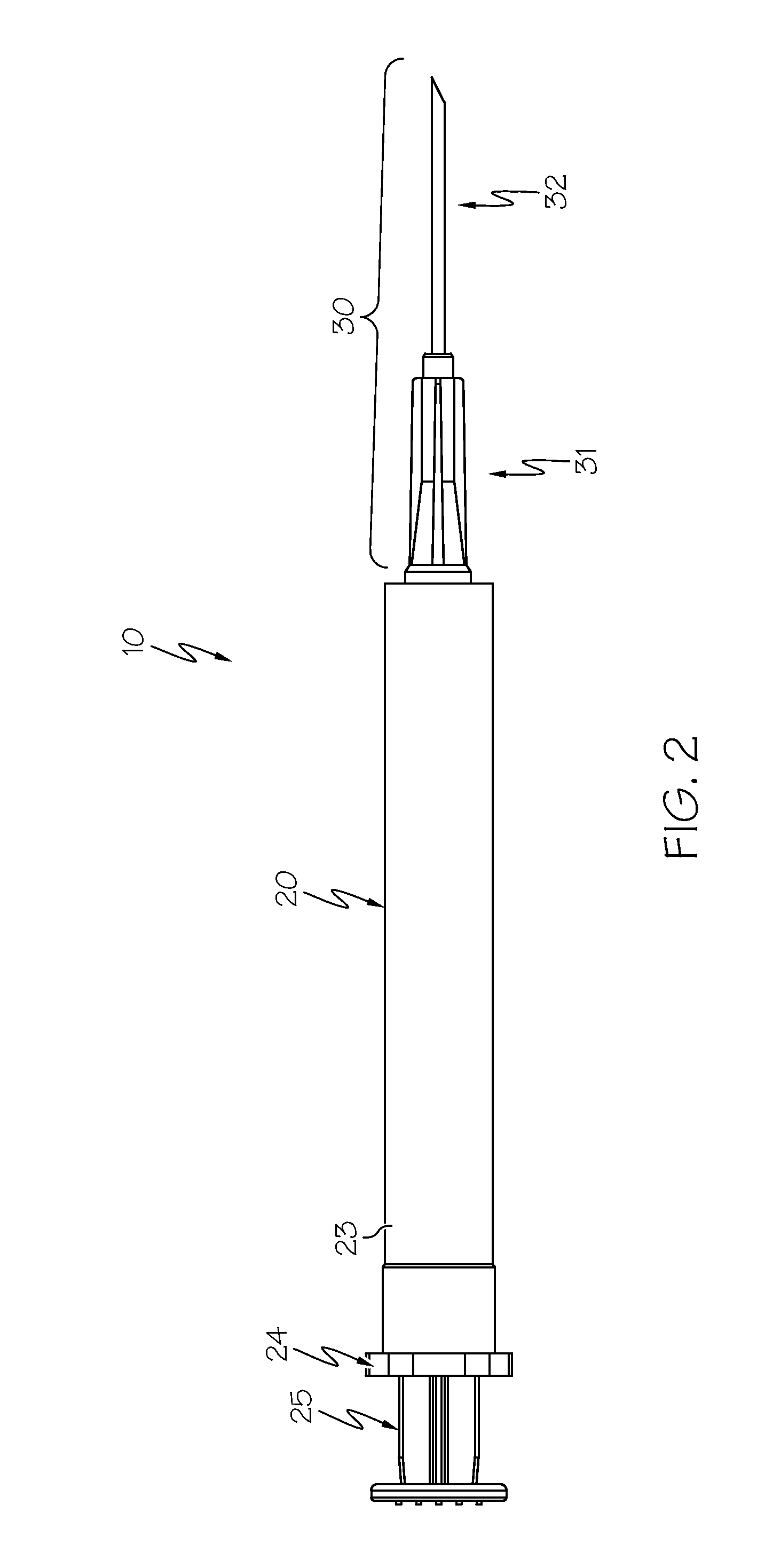 Syringe with integrated cannula