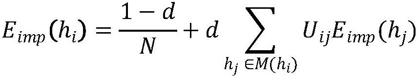 Knowledge graph completion method based on triple importance