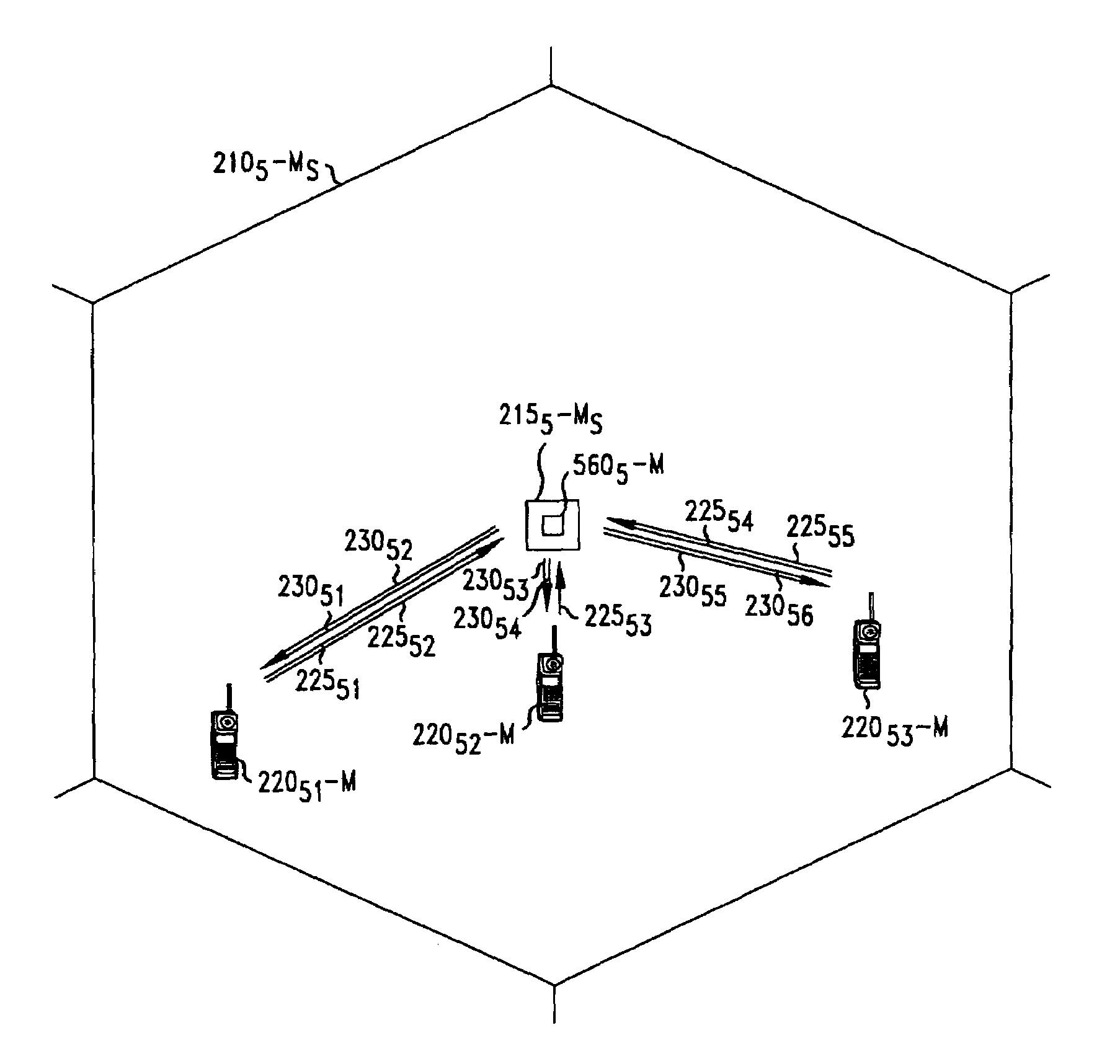 Wireless communication system with interference compensation