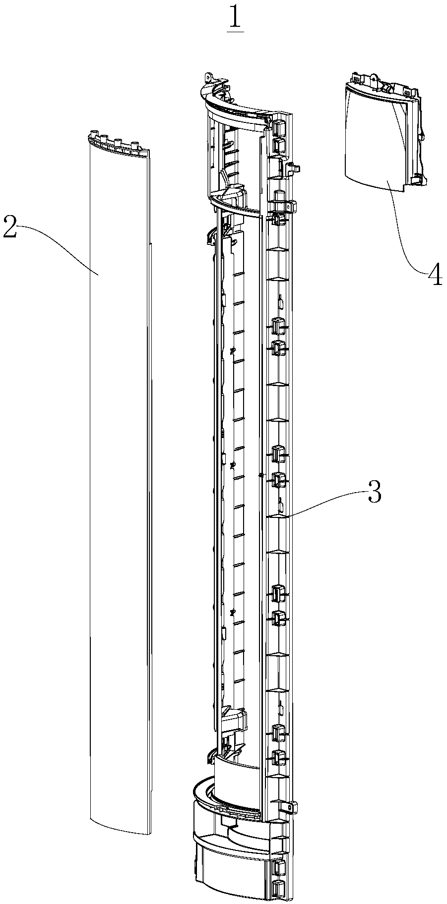 Sliding door assembly and air conditioner