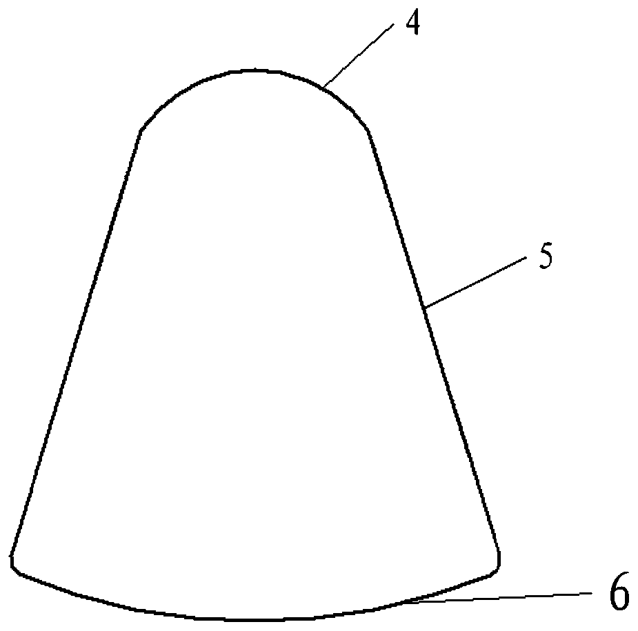 Recoverable airship heat-proof and bearing integrated structure