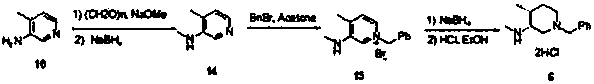 A novel method for synthesizing cis-1-benzyl-3-methylamino-4-methyl-piperidine