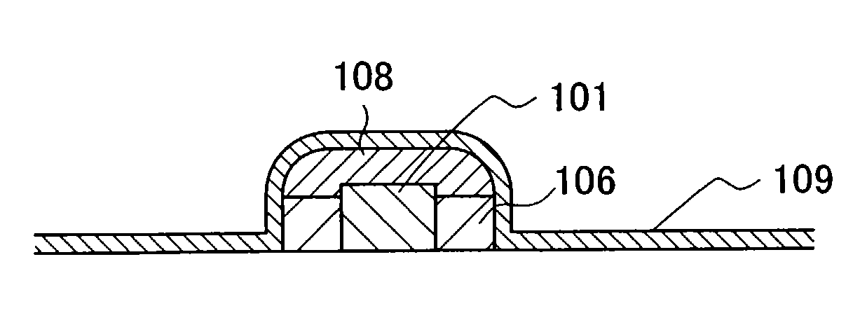 Manufacturing method for semiconductor device having a T-type gate electrode