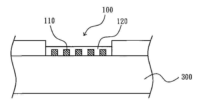 Pad connecting structure, lead wire jointing structure and encapsulating structure