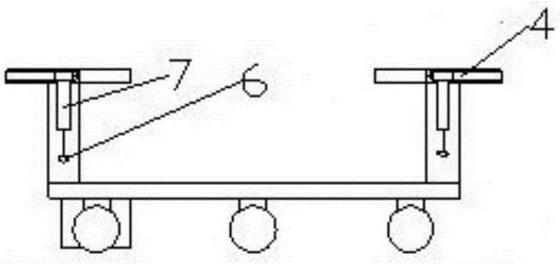 Formwork reciprocating device for stationary magnesite roof board production equipment