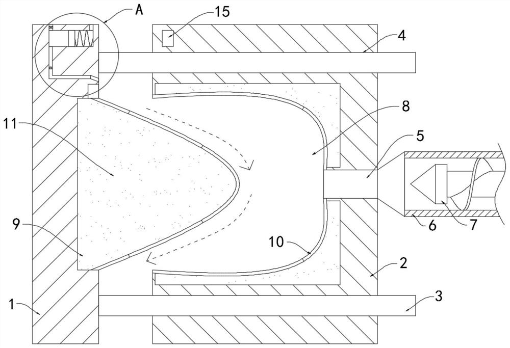 Novel thermal deformation injection mold