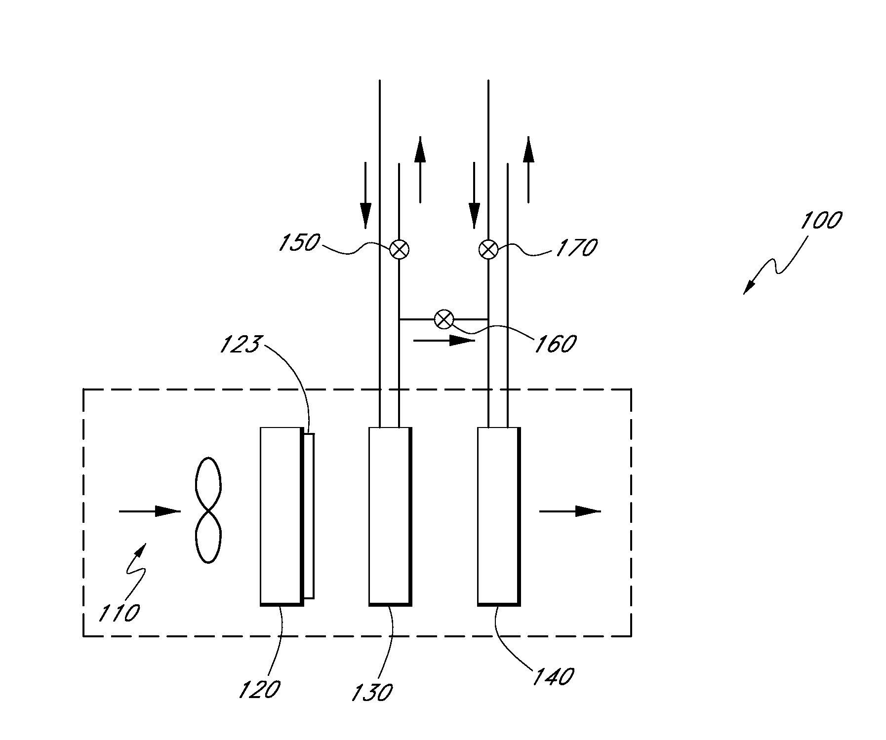 Temperature control systems with thermoelectric devices