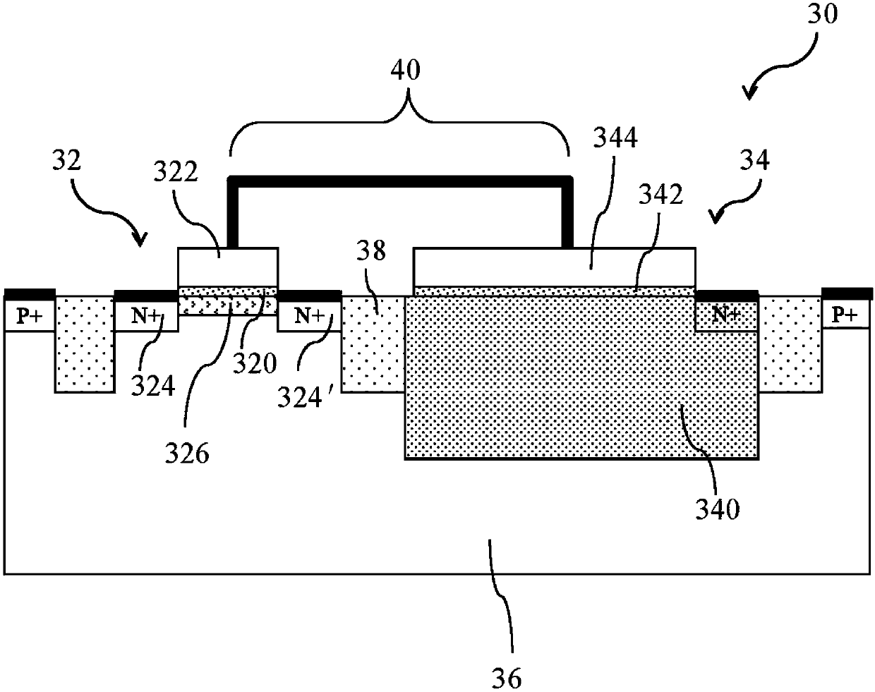 An erasing method of a single-grid non-volatile memory