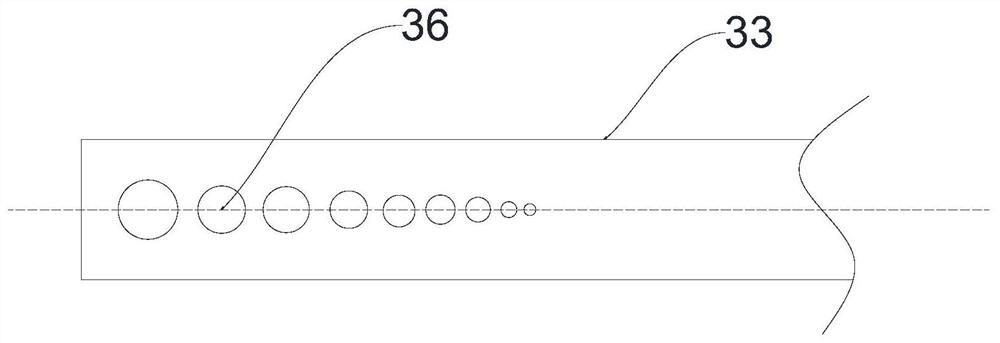 A system and spraying method for quickly and accurately spraying freeze-dried powder on the surface of oatmeal