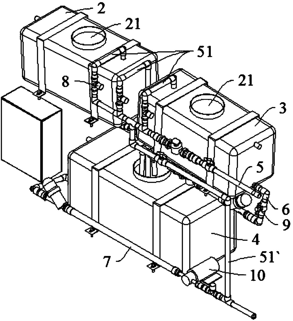 Fertilizer distributor with accurate proportion