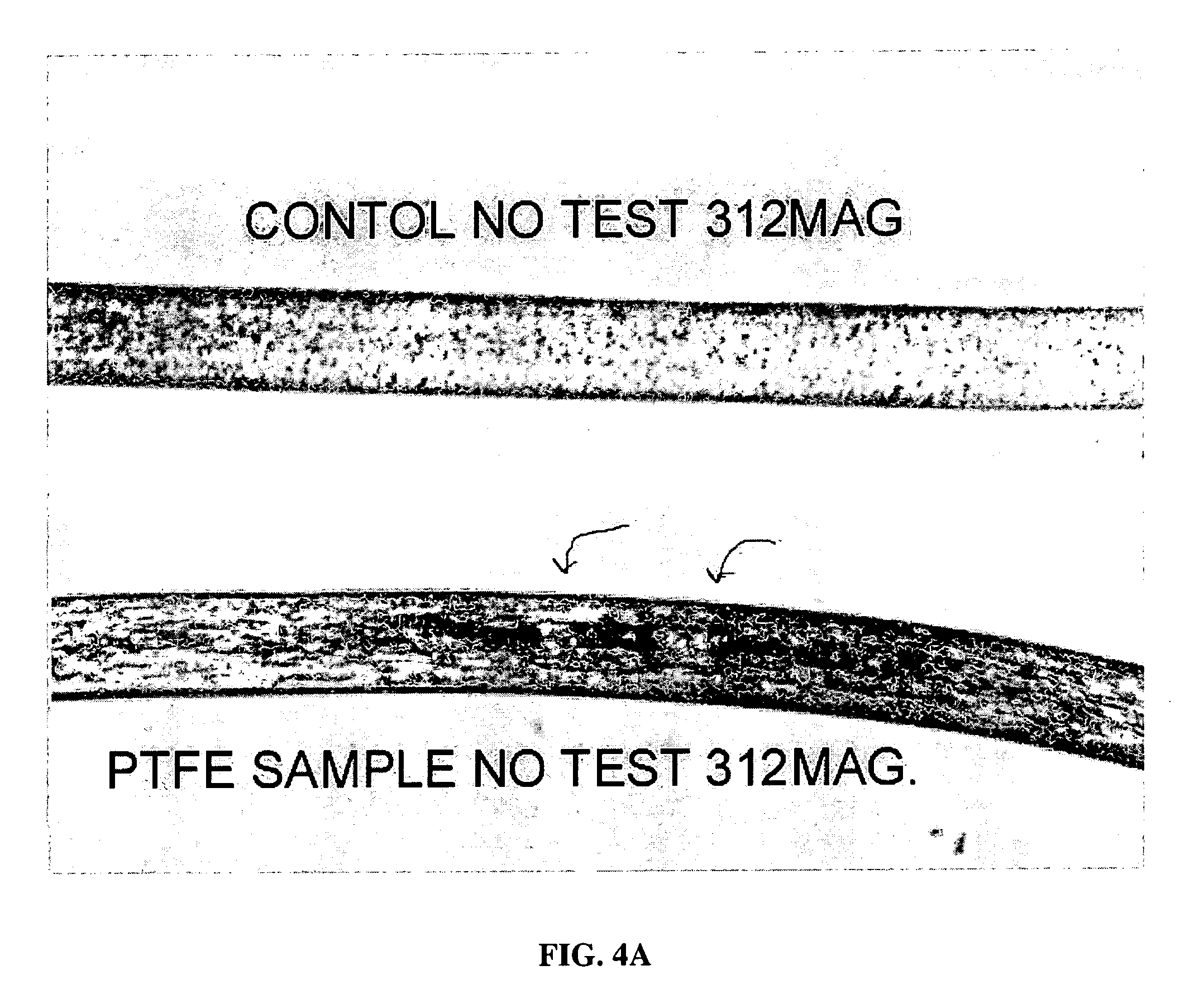 Synthetic fibers modified with PTFE to improve performance