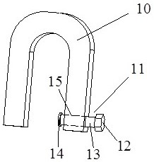 Device for guaranteeing coaxiality of multiple lug piece holes