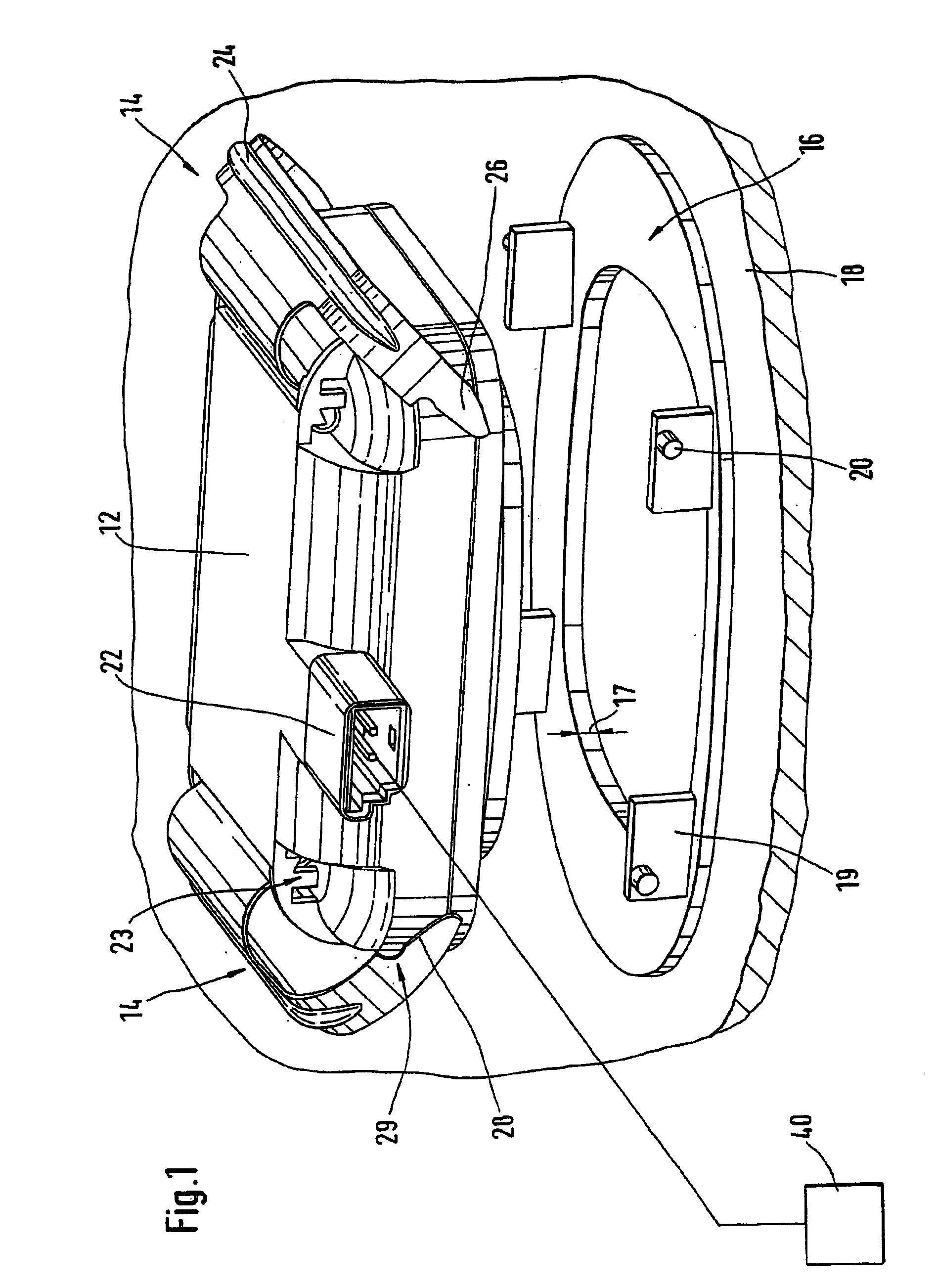 Sensor for optically detecting foreign bodies particularly raindrops on a glass pane