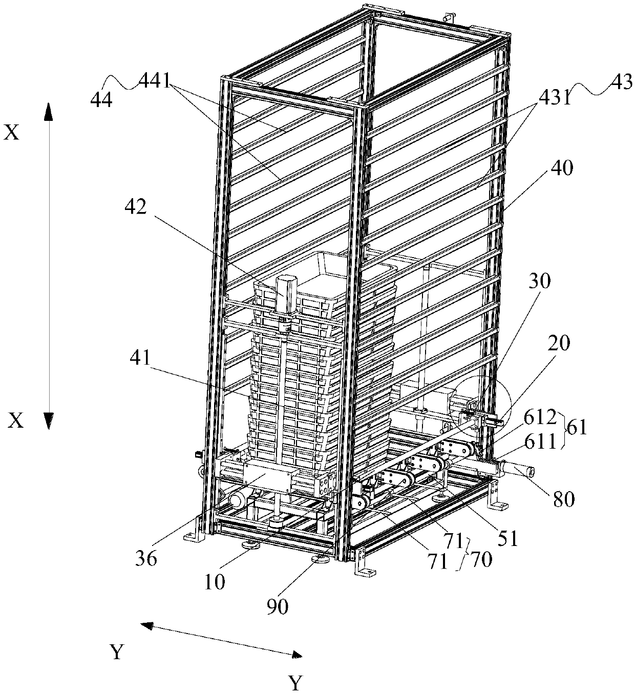 Stacking machine