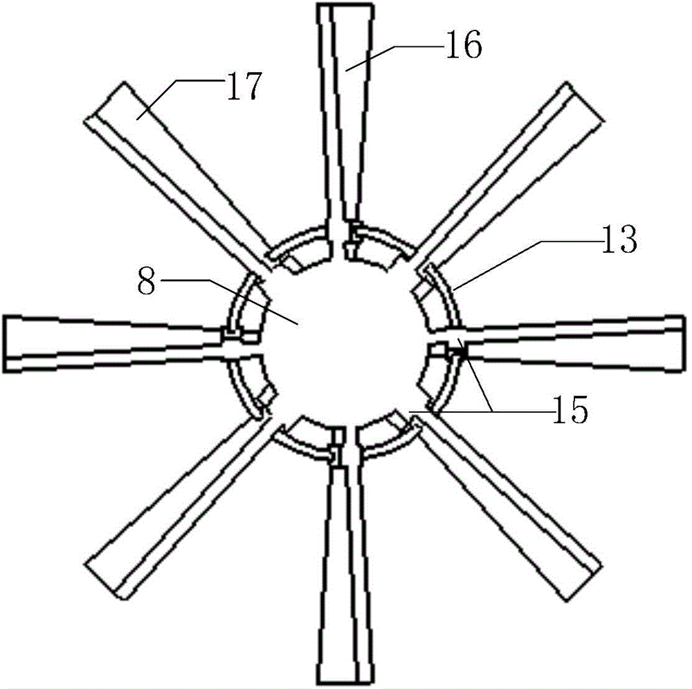 Positive and negative blade electrodes alternated type electrorheological buffing device