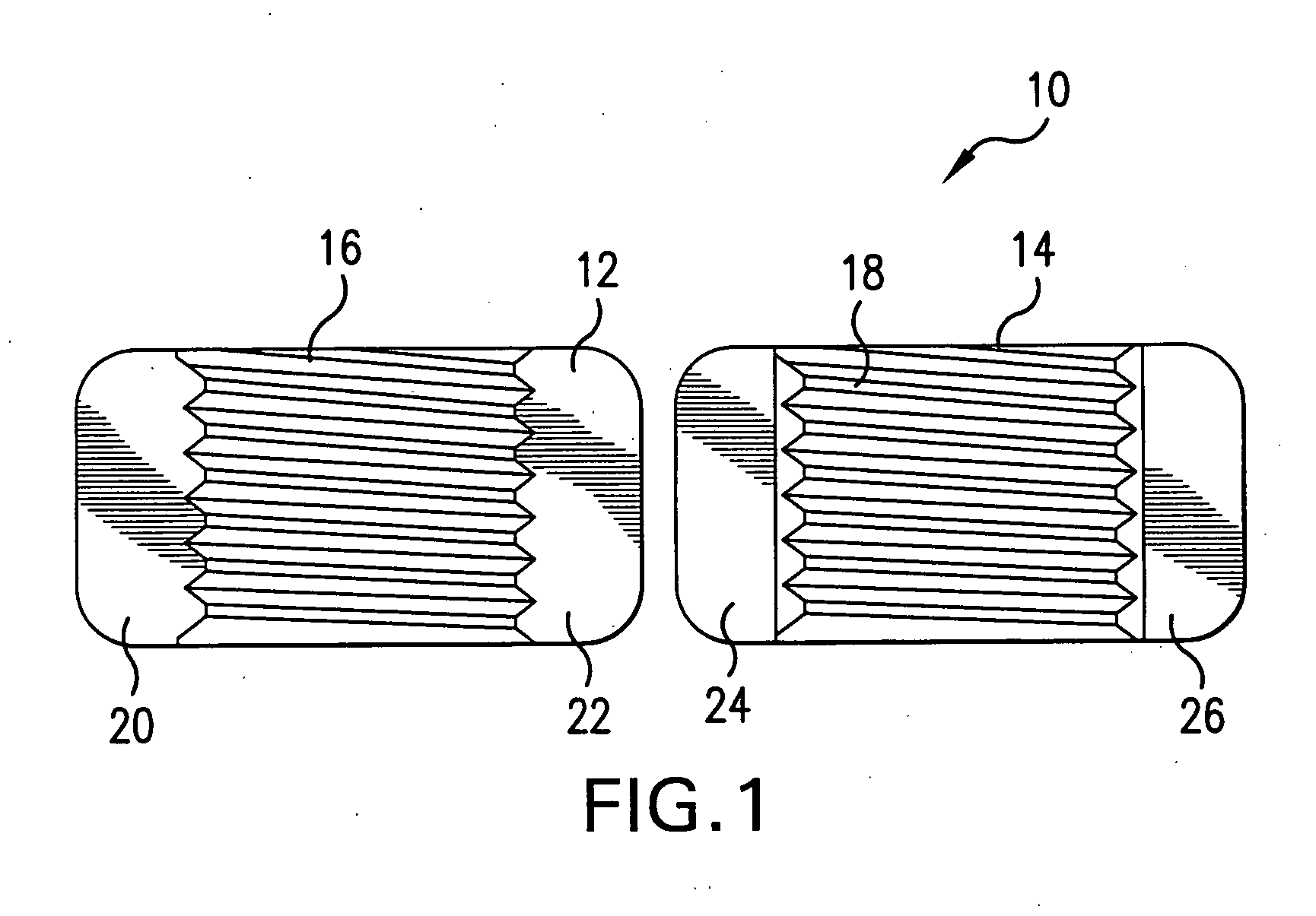 Split nut with magnetic coupling