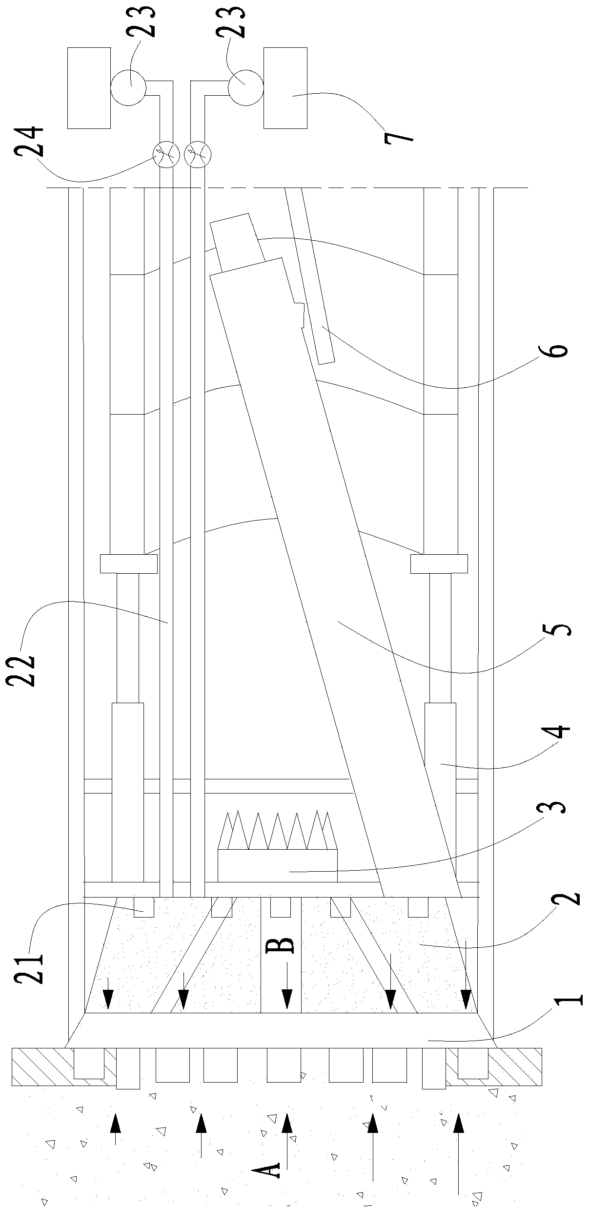 Shield launching method for soft earth layer