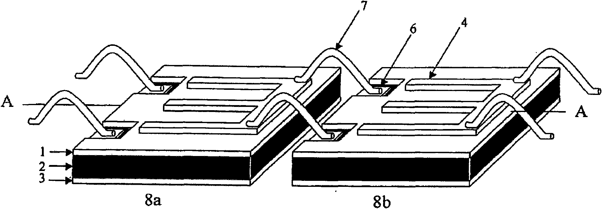 Solar module serially connected in the front