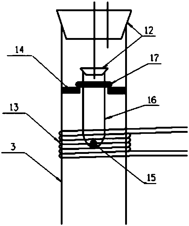 Microgravity solidification device for metal droplets