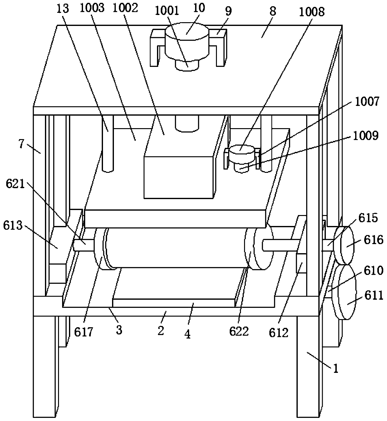 Strain cultivation auto-perforating device for mushroom stick molds