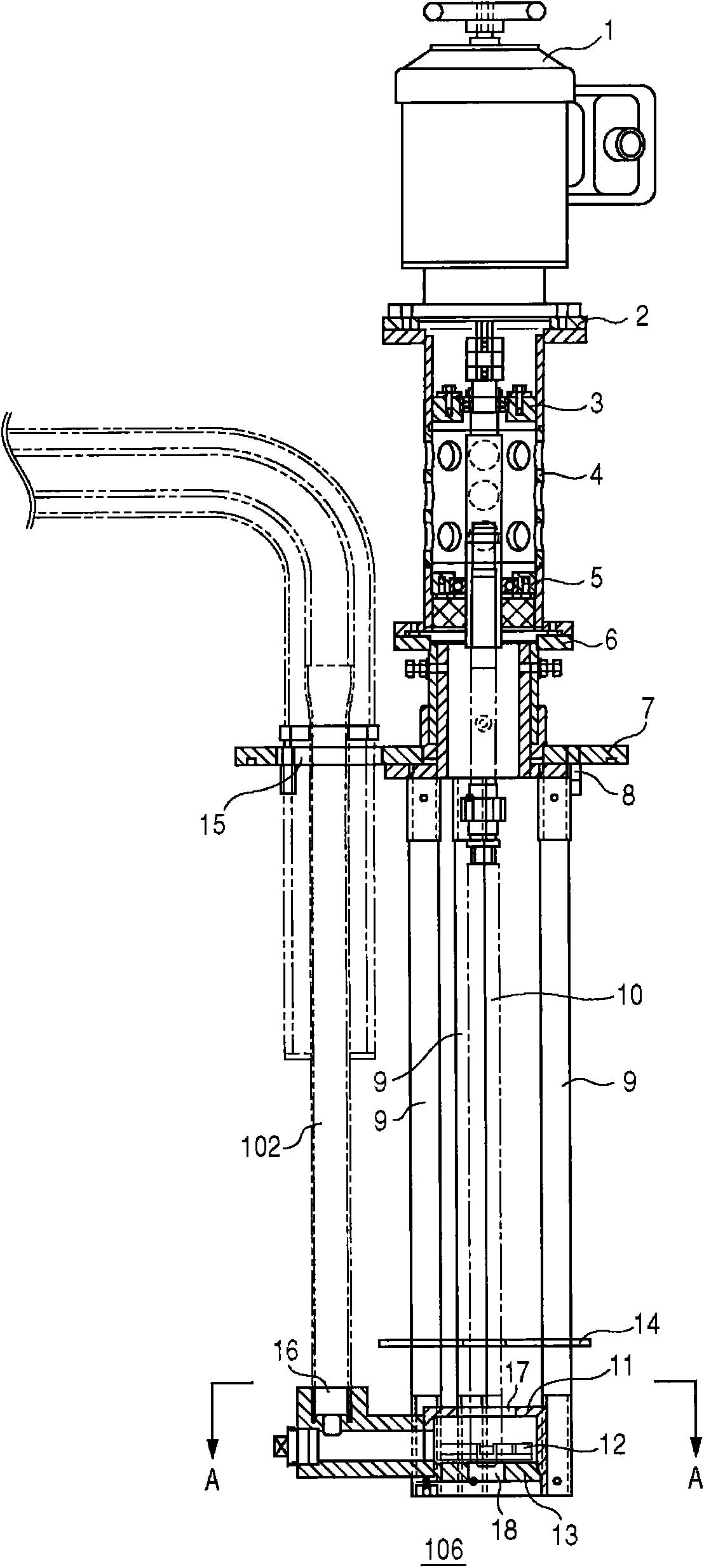 Melted magnesium supply pump and control method for the same